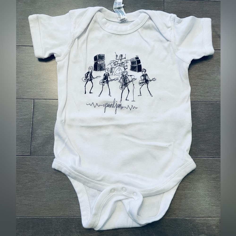 Baby Pearl Jam onesie